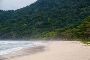 Trindade 'deki Cachadaco Plajı, Rio de Janeiro' daki Paraty, Brezilya.
