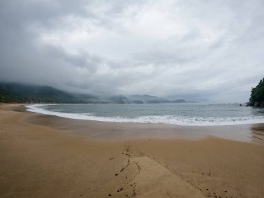 Cachadaco Beach in Trindade, Paraty in Rio de Janeiro, Brazil. clipart