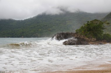 Meio Plajı, Trindade Paraty Rio de Janeiro, Brezilya.