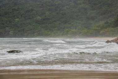 Meio Plajı, Trindade Paraty Rio de Janeiro, Brezilya.