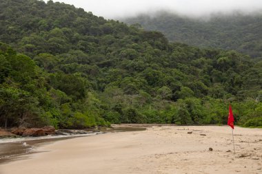 Meio Plajı, Trindade Paraty Rio de Janeiro, Brezilya.