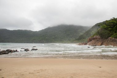 Meio Plajı, Trindade Paraty Rio de Janeiro, Brezilya.