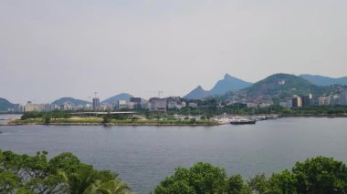 Rio de Janeiro, Brezilya 'daki görkemli marina manzarası.