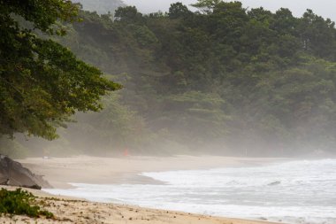 Cachadaco Beach in Trindade, Paraty in Rio de Janeiro, Brazil. clipart