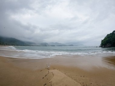 Cachadaco Beach in Trindade, Paraty in Rio de Janeiro, Brazil. clipart