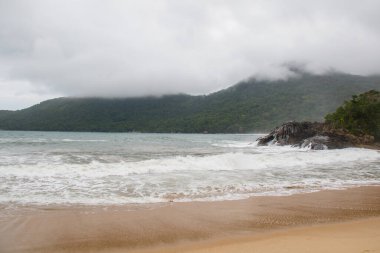 Meio Plajı, Trindade Paraty Rio de Janeiro, Brezilya.