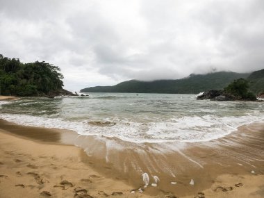 Meio Plajı, Trindade Paraty Rio de Janeiro, Brezilya.