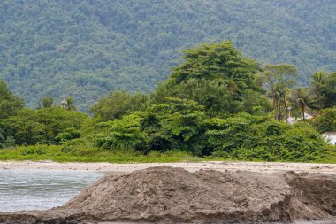 Terranova Beach in Paraty in Rio de Janeiro, Brazil. clipart