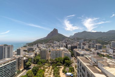 Rio de Janeiro, Brezilya 'daki Leblon mahallesinin manzarası.