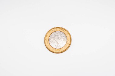 Rio de Janeiro, Brezilya 'da yapılan olimpiyatların anısına 1 gerçek para.