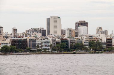 Rodrigo de Freitas Lagoon Rio de Janeiro, Brezilya için görünümünü.