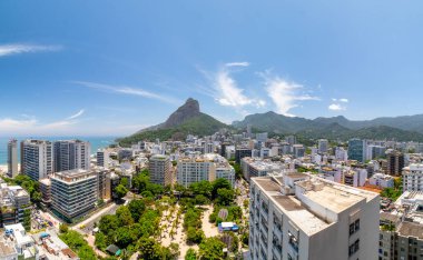 Rio de Janeiro, Brezilya 'daki Leblon mahallesinin manzarası.