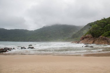 Meio Plajı, Trindade Paraty Rio de Janeiro, Brezilya.