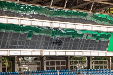 Sao Paulo, Brezilya 'daki Interlagos Racetrack - 28 Mart 2025: So Paulo' daki Formula 1 yarışı ile ünlü Brezilya yarış pistinin görüntüleri.