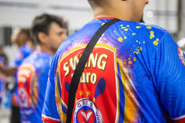 Rio de Janeiro, Brezilya 'daki Academicos de Vigario Geral samba okulu - 26 Ocak 2025: Sambadrome' daki geçit töreni sırasında Akademicos de Vigario Geral samba okulu