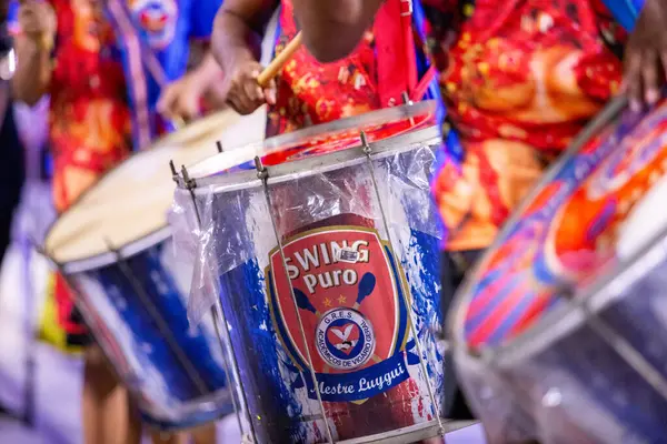 Rio de Janeiro, Brezilya 'daki Academicos de Vigario Geral samba okulu - 26 Ocak 2025: Sambadrome' daki geçit töreni sırasında Akademicos de Vigario Geral samba okulu