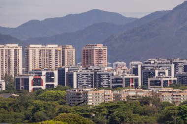 Rio de Janeiro, Brezilya 'daki Barra da Tijuca manzarası.