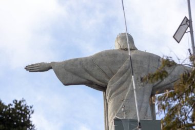Rio de Janeiro 'daki Kurtarıcı İsa - 20 Temmuz 2025 Rio de Janeiro' daki Kurtarıcı İsa heykelinin detayları