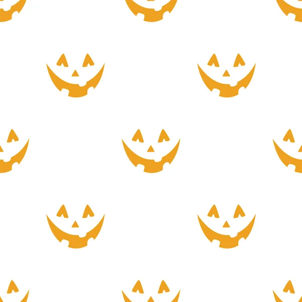Seamless Pattern Spooky Smile Fall Halloween Collection Decorative Design Prints — Stockový vektor
