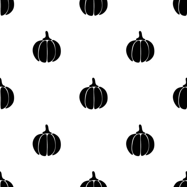 Seamless Pattern Cute Pumpkins Fall Halloween Collection Decorative Design Prints — Stockvector