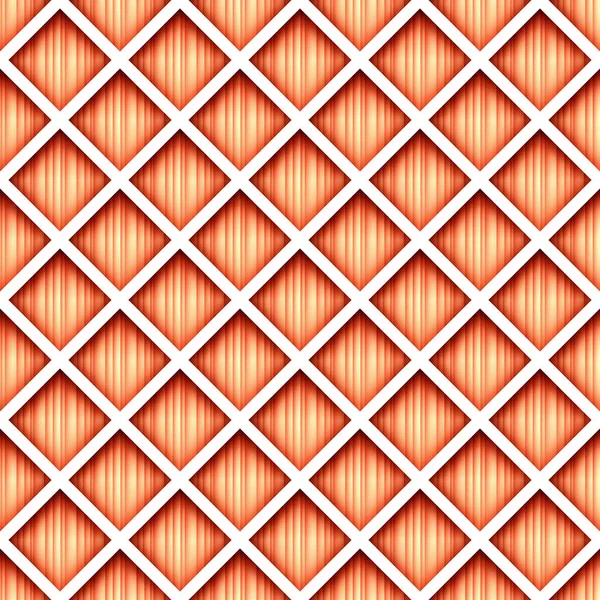 Seamless Colorful Geometric Pattern Rhombuses Endless Modern Mosaic Texture Fabric — Stock vektor