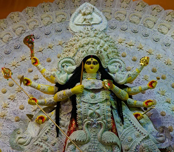 Devi Durga Godin Idool Durga Puja Festival — Stockfoto