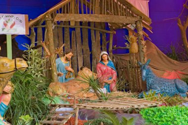 25.12.2022 . İsa 'nın Noel Karnavalı' ndaki evinin dekorasyonu