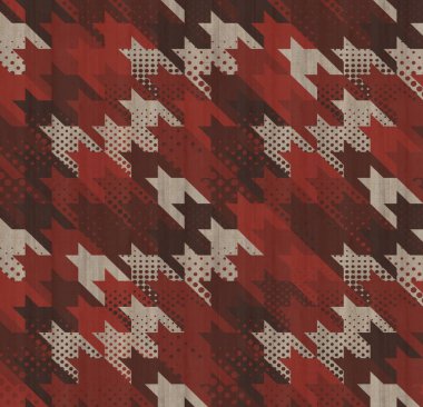 Yüksek çözünürlüklü Houndstooth kumaş dokuları. Moda ve İç Tasarım için mükemmel.