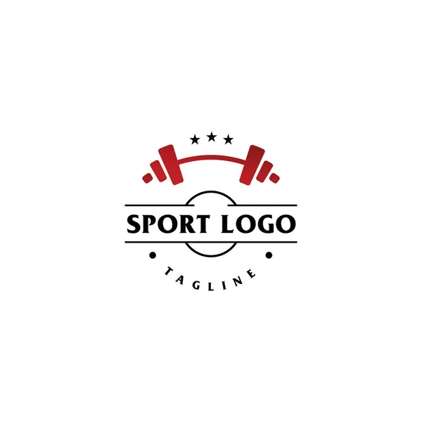 Sport Center Badge Logo Classic — Stock Vector
