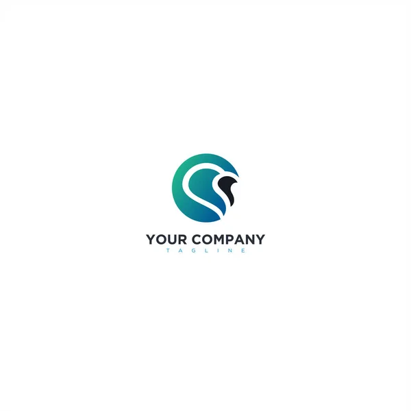 Blue Wave Abstract Sea Logo — Stock Vector