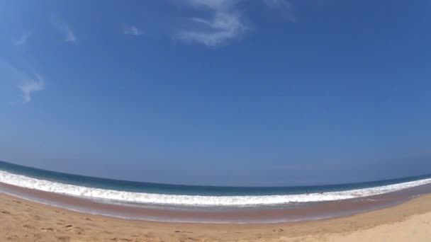 Poderosas Olas Playa Océano Índico Sri Lanka — Vídeos de Stock
