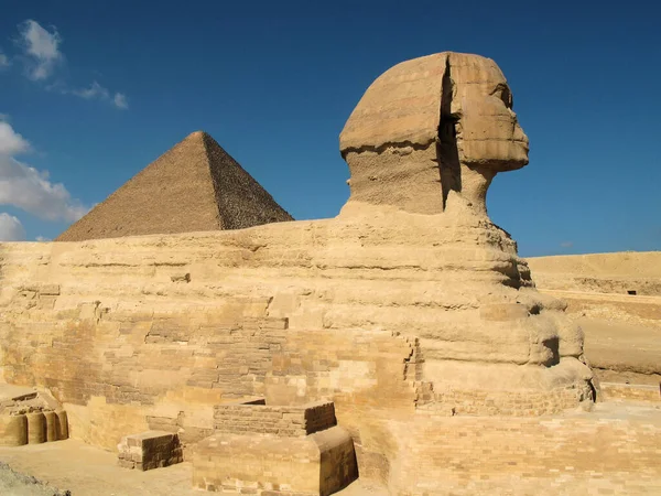Ókori Egyiptom Építészete Templomok Piramisok Szimbólumok Jelek Vallás — Stock Fotó
