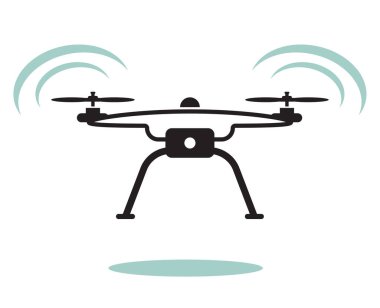 Kamera Simgesi Eps 10 olarak olan Drone Survillence