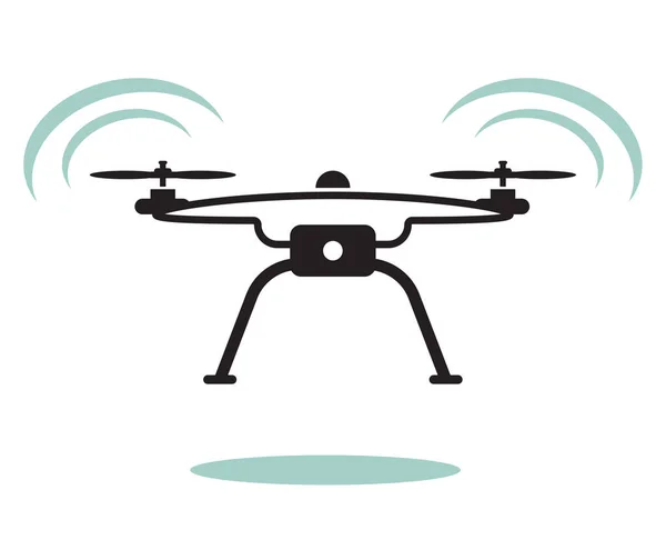 stock vector Drone Survillence with Camera Icon as EPS 10 File