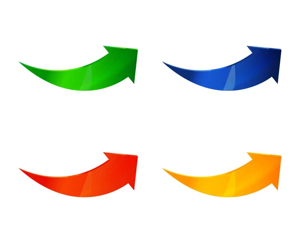 箭头形状图标 作为Eps 10文件的示例 — 图库矢量图片
