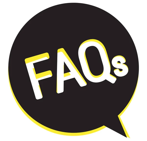 Faqs Icon Eps File — 스톡 벡터