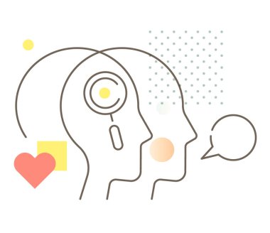 Empathetic Concern - Stock Illustration EPS 10 File