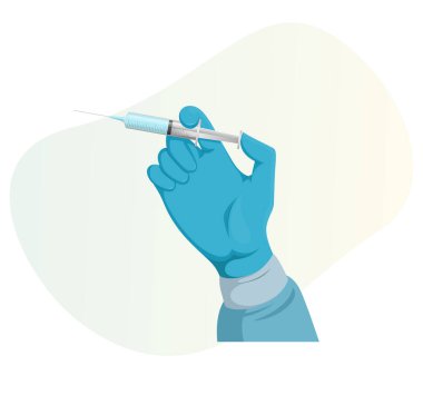 Aşı Şırıngası - EPS 10 Dosyası Olarak Simge