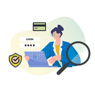 EPS 10 Dosyası Olarak Giriş Erişimi Görünümü Alınıyor