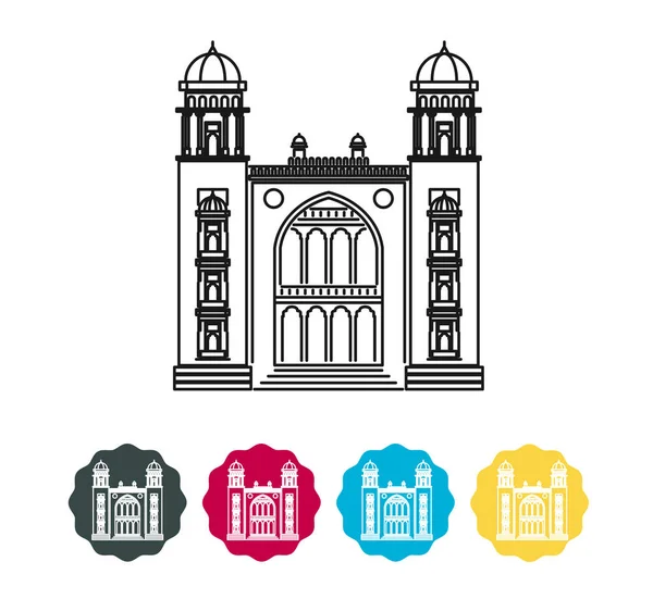 stock vector Chennai City Icon - Madras Law College - Stock Icon as EPS 10 File