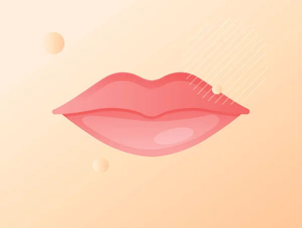Lábios Humanos Ilustração Estoque Como Arquivo Eps —  Vetores de Stock