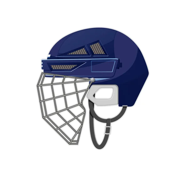 Eishockey Helm Archivbild Als Eps Datei — Stockvektor