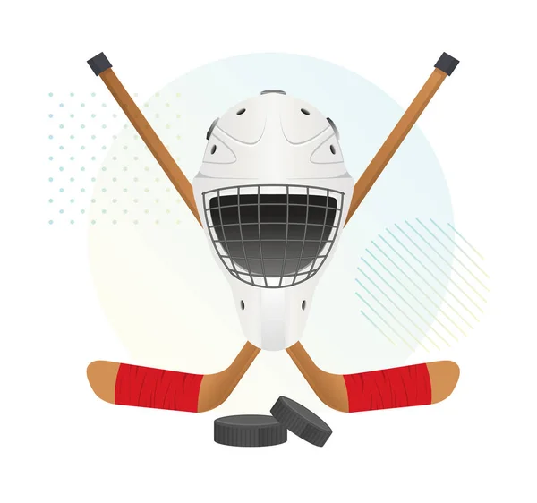 Ice Hockey Sports Symbol Stock Illustration Eps File — Stock Vector