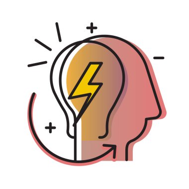 Parlak Fikir - EPS 10 dosyası olarak Eureka Moment Simgesi