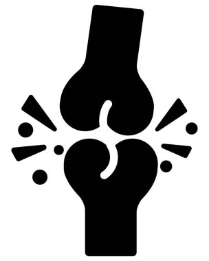 EPS 10 Dosyası Olarak Artrit Kemik Simgesi