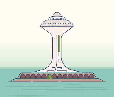 Su Kulesi - Al Khobar - EPS 10 Dosyası Olarak Stok Resimleri