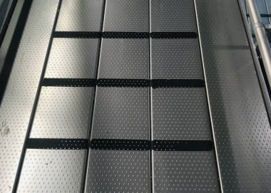 Paslanmaz Çelik Döşeme Dokusu - Resmi JPG Dosyası Olarak Stokla