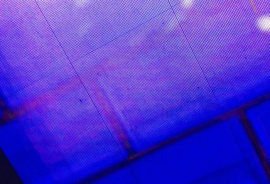 Led Screen 'in Mavi Işık arkaplanı - Resmi JPG Dosyası Olarak Stokla