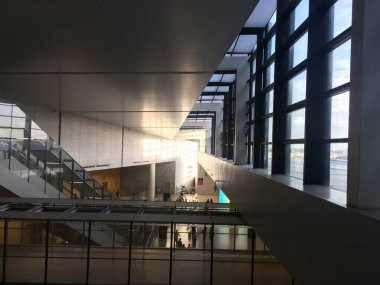 Şangay Pudong Uluslararası Havaalanı T2 Geçidi Biniş Kapısı Bölgesi - Şangay 23 Eylül 2024 - JPG Dosyası Olarak Stock Image