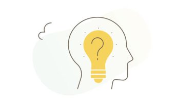 Meraklı Düşünce - Yaratıcı Fikirleri ve Yenilikçi Çözümleri Serbest Bırak - MP4 Dosyası Olarak Soyut Canlandırılmış Resimler